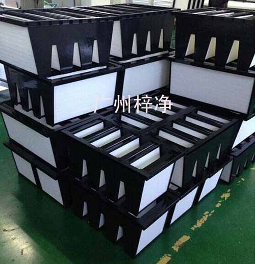 塑框W型V型组合式高效过滤器组装车间 塑框W型V型组合式高效过滤器组装车间