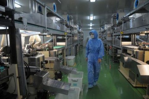 制药厂GMP净化车间洁净室高效过滤器的检漏大于99.97%